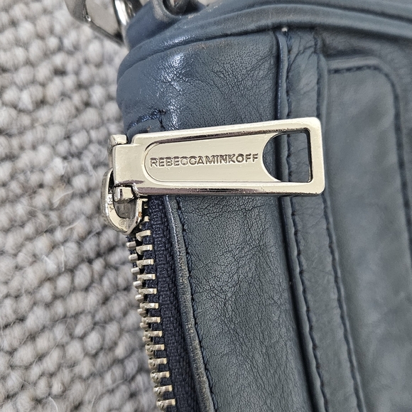 Rebecca Minkoff Mini M.A.C. blue with silver hardware - Picture 4 of 6